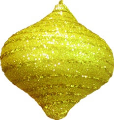 Glittered Onion, 8cm
