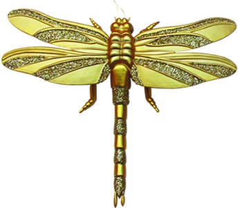 Glittered Dragonfly, 19cm