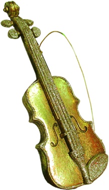 Ornate Violin, 25cm