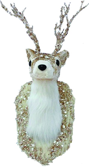 Studded Deer Head, 39cm