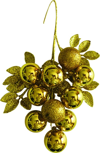 Ball Grape Mixed Finish, 30cm