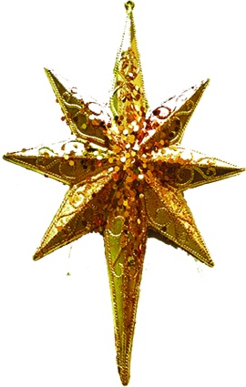 Star Filigree Spire, 20cm