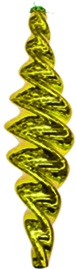 Shiny Twisted Teardrop, 10.5cm