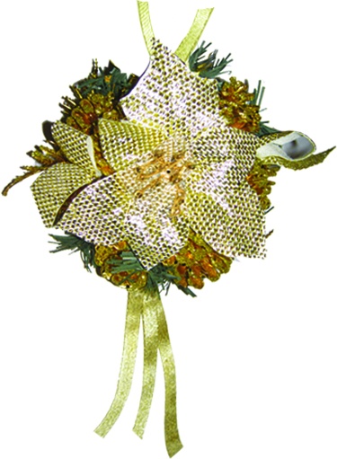 Decorated Pinecone, 15cm