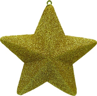 Glitter Star, 14cm