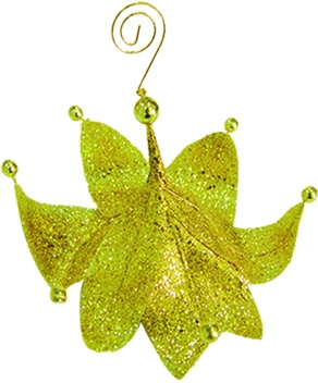 Poinsettia Ornament, 12.5cm