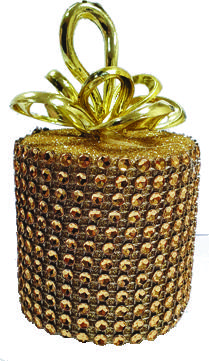 Studded Gift Box, 10cm