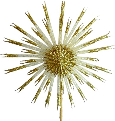 Rosette Starburst Pick, 25cm