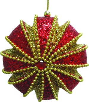 Swirl Ornament, 10cm