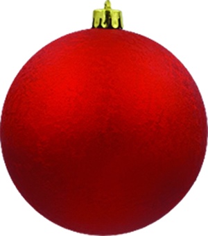 Crinkle Bauble, 10cm