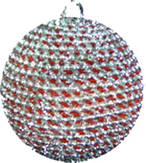 Jewel Studded Ball, 10cm