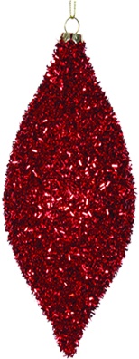 Tinsel Teardrop, 18cm