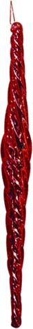 Twisted Glass Teardrop, 23cm