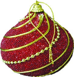 Striped Studded Onion, 8cm