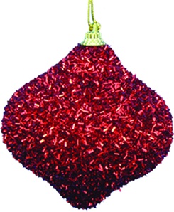 Tinsel Onion, 8cm