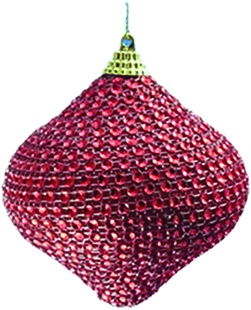 Rhinestone Onion, 8cm