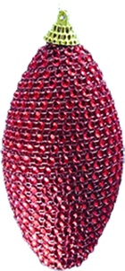 Rhinestone Oval, 11cm