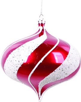 Glittered Onion, 10cm