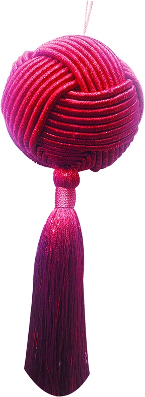 Yarn Ball with Tassel, 22cm
