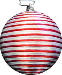 Candy Stripe Ball, 10cm