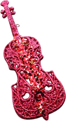 Guitar Filigree Violin, 16cm