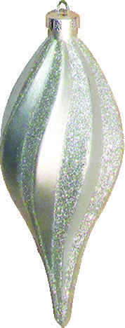 Glittered Matte Drop, 20cm