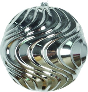 Sinuous Ribbed Ball, 12cm
