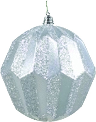 Glittered Diamond Ball, 13cm