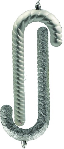 Assorted Candy Cane Ornaments, 24cm