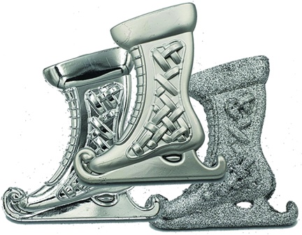 Ice Skate Ornament, 13cm