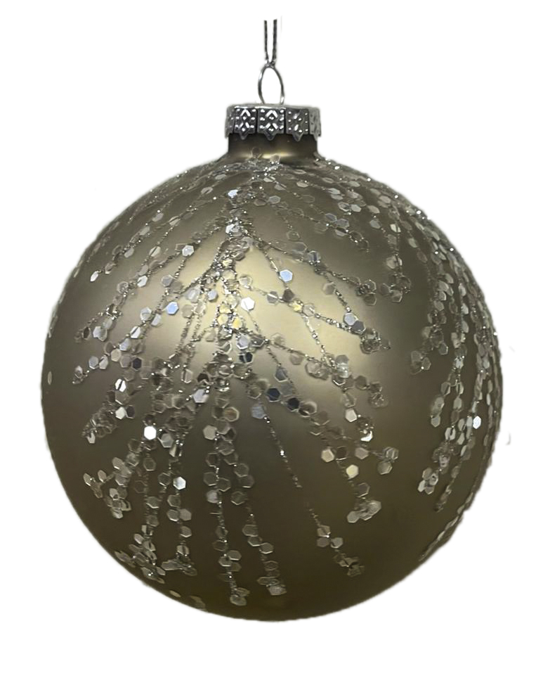 Glitter Ball Starburst, 10cm