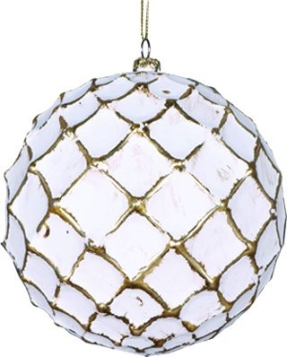 Lattice Bauble, 12cm