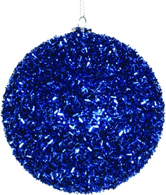Tinsel Bauble, 10cm