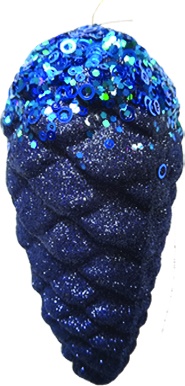 Sequin Pinecone, 16cm