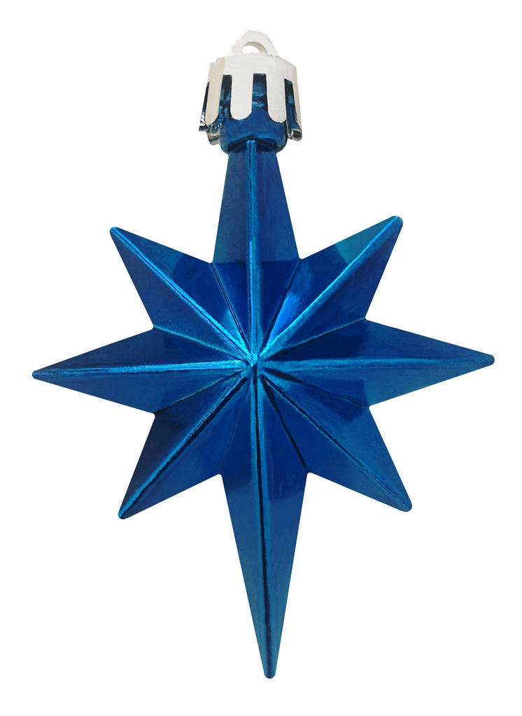 Star Drop Ornament, 8cm