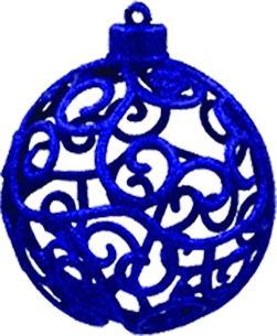 Hollow Glitter Ball, 10cm