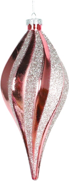 Glittered Swirl Teardrop, 20cm