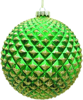 Glittered Durian Matte Ball, 13cm