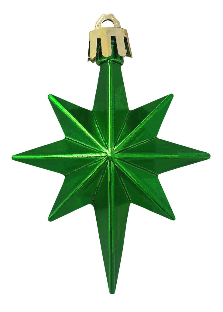 Star Drop Ornament, 8cm