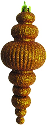 Glittered Finial, 14cm
