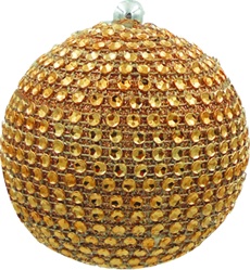 Rhinestone Beaded Ball, 8cm