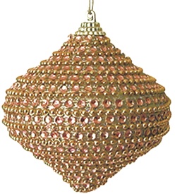 Rhinestone Beaded Onion, 8cm