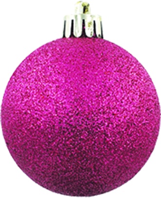 Glitter Ball Plain, 15cm