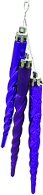 Glittered Icicle, 13cm