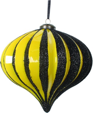 Glittered Striped Onion, 15cm