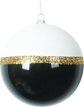 Glitter Ball Belted, 10cm