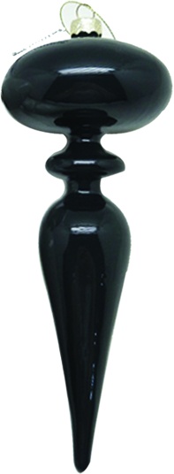 Shiny Glass Finial, 20cm