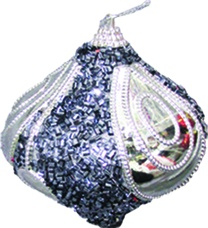 Onion Bauble, 8cm