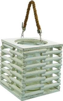 Hanging Box with Vase, 15cm