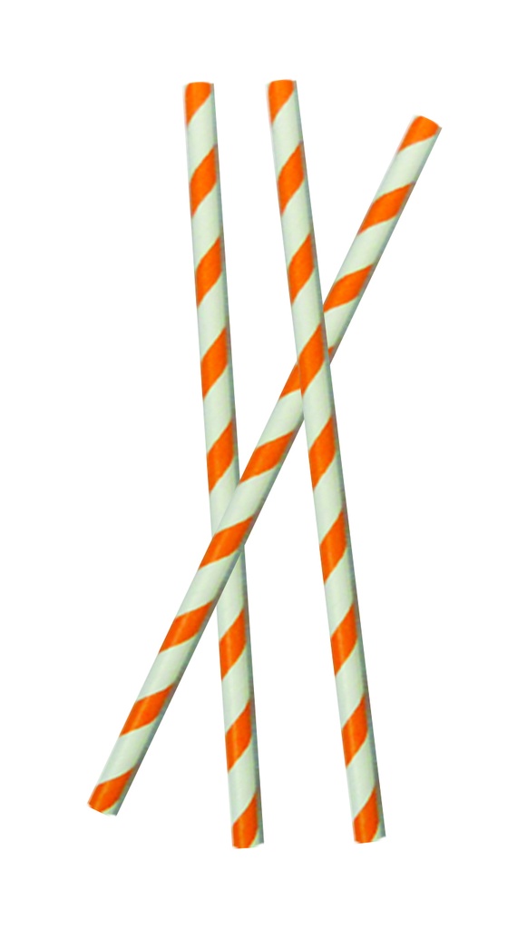Eco-Friendly Paper Straws, 6m